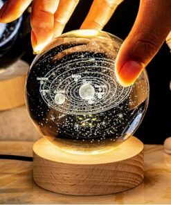 Usb Night Light Led Crystal Ball Table Lamp - Image 3