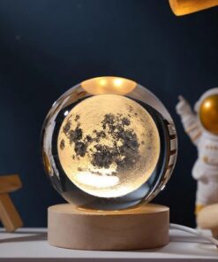 Usb Night Light Led Crystal Ball Table Lamp