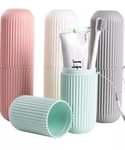 Portable Toothbrush & Toothpaste Holder Storage Box