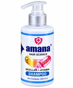 Amana Hair Science Pink Salt Shampoo 250ML – Micellar + Vitamin Care
