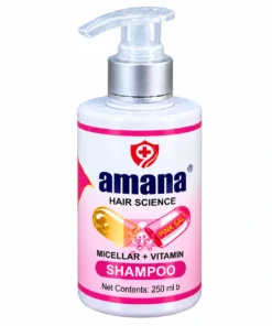 Alternative view of Amana Hair Science Pink Salt Shampoo 250ML – Micellar + Vitamin Care