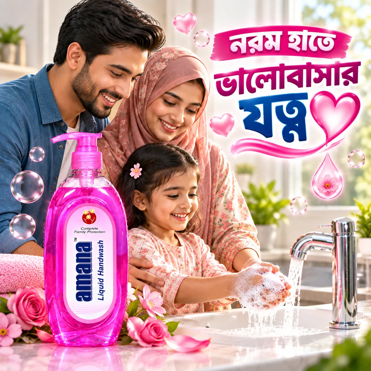 Amana Liquid Handwash 1L – Complete Family Protection - Image 5