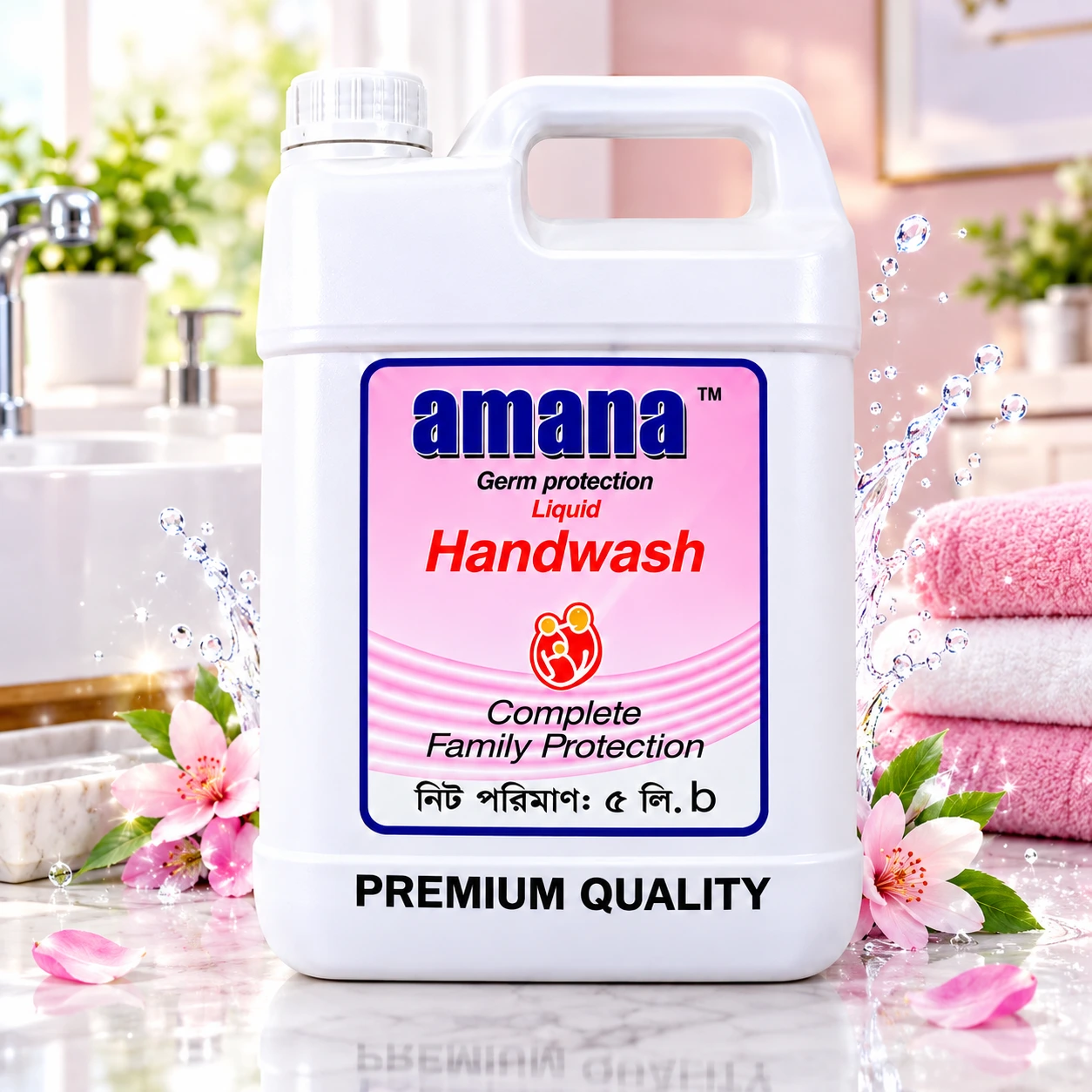 Amana Premium Germ Protection Handwash 5L – Family Care - Image 2