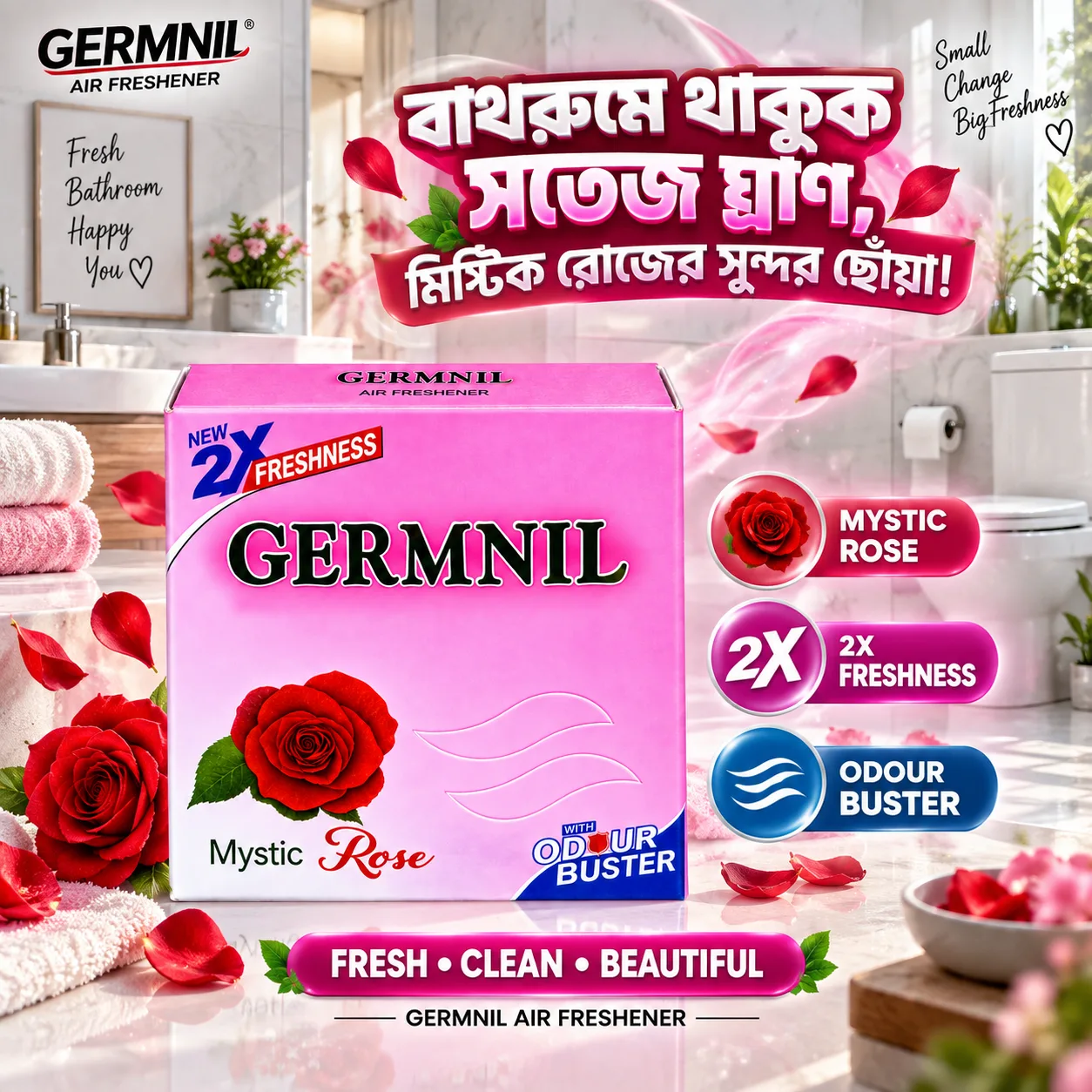 GERMNIL Air Freshener Mystic Rose | BMTF Product | 2X Freshness - Image 2