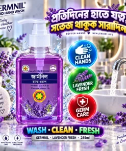 GERMNIL Liquid Hand Wash 285ml | BMTF Product | Lavender Fresh - Image 4