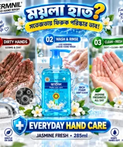 GERMNIL Liquid Hand Wash 285ml | BMTF Product | Jasmine Fresh - Image 3