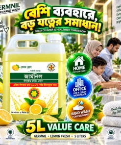 GERMNIL Liquid Hand Wash 5L | BMTF Product | Lemon Fresh - Image 4