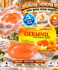 Germnil Whitening Soap 100gm | BMTF Bath Soap | Soft & Glowing Skin - Image 3