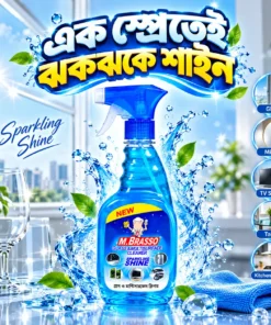 M.Brasso Glass & Multi-Surface Cleaner 500ML – Sparkling Shine - Image 3