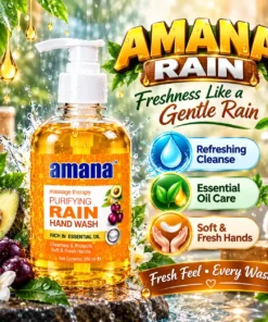 Amana Purifying Active Hand Wash 250ML – Essential Oil & Fresh Hands - Image 7