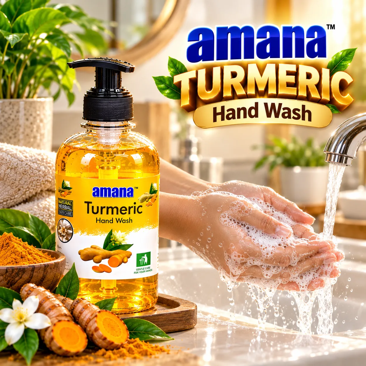 Amana Purifying Active Hand Wash 250ML – Essential Oil & Fresh Hands - Image 5