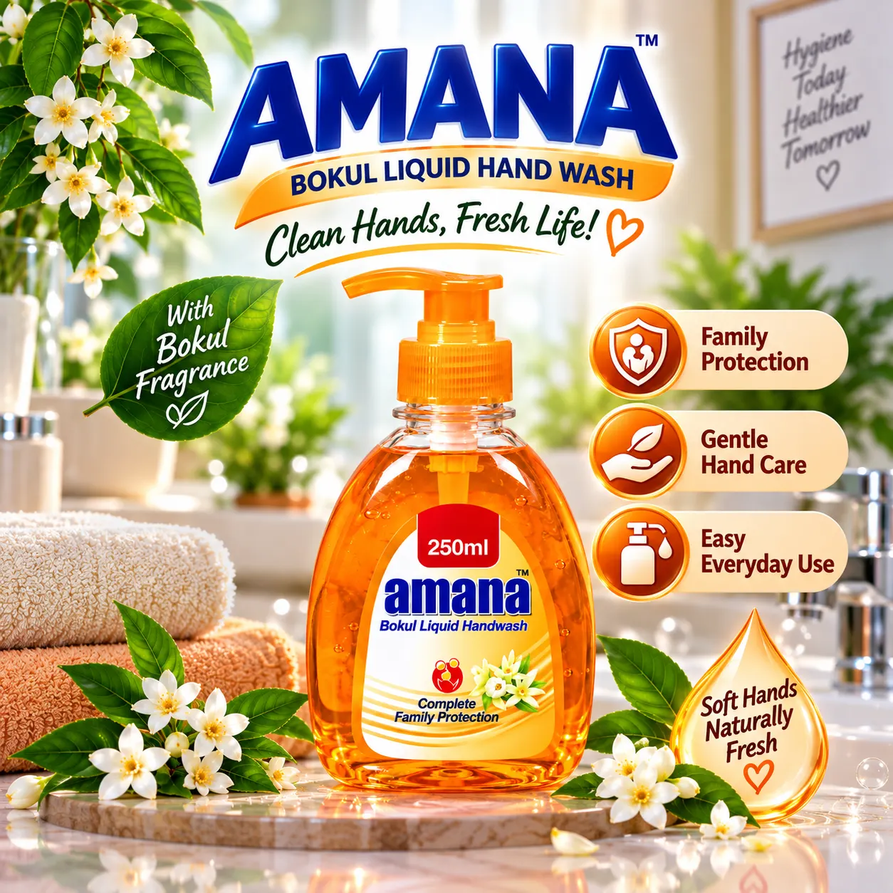 Amana Liquid Handwash 250ML – Complete Family Protection - Image 6