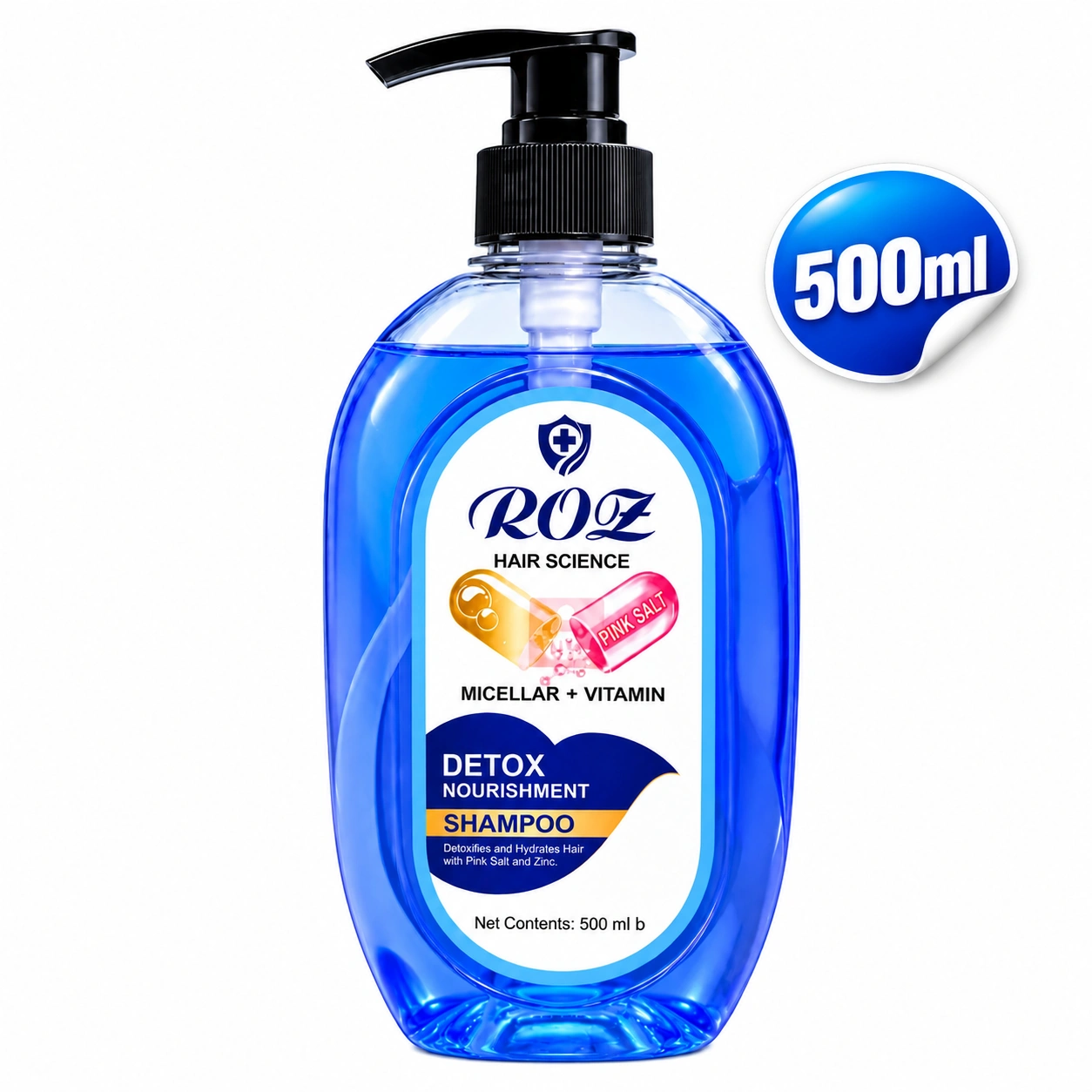 Roz Shampoo blue 500ML