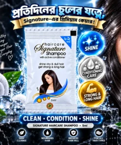 Signature Haircare Shampoo 5ml (12pcs) | With Active Conditioner | BMTF Hair Care - Image 4