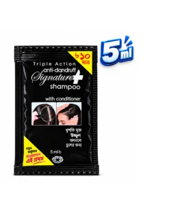 Alternative view of Signature Plus Triple Action Anti-Dandruff Shampoo 5ml (12pcs) | With Conditioner | BMTF Army Pharma