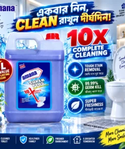 Alternative view of amana Super Plus 10X Complete Cleaning Liquid Toilet Cleaner 5L