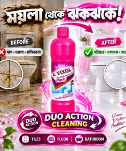 A.VIXOL Power Pink Tiles Floor and Bathroom Cleaner 1L - Image 3