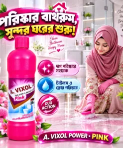 A.VIXOL Power Pink Tiles Floor and Bathroom Cleaner 1L - Image 5