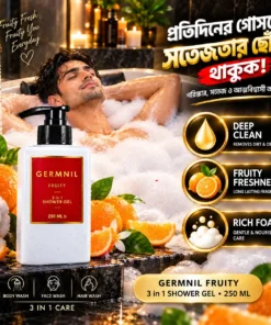 Germnil Fruity 3-in-1 Shower Gel 250ml | Hair, Face & Body Care | BMTF- Army Pharma - Image 3